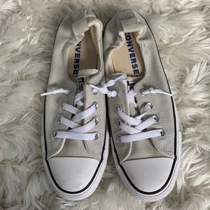 Like new converse light grey shoreline sneakers size 7.5